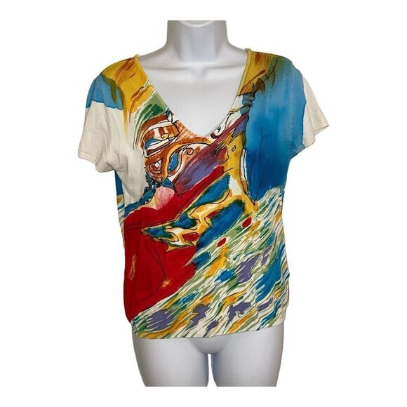 Sharon Anthony American Vintage Women's Multi short sleeve Tee - Picture 1 of 4